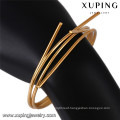 51623 xuping wholesale 18k gold plated women fashion bangles